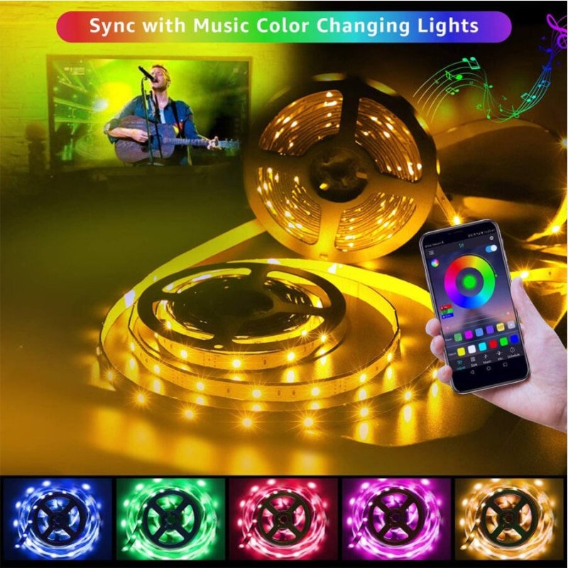 wifi s rgb led szalag szett, tÁvirÁnyÍtÓval, 20 m wifi s rgb led szalag szett, tÁvirÁnyÍtÓval, 20 m