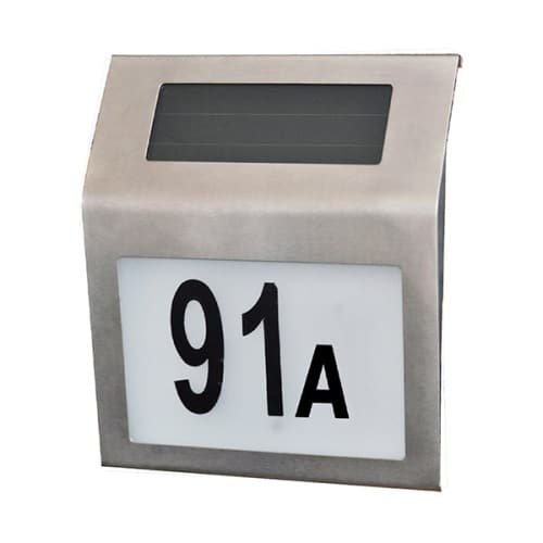 napelemes világító led házszámtábla napelemes világító led házszámtábla