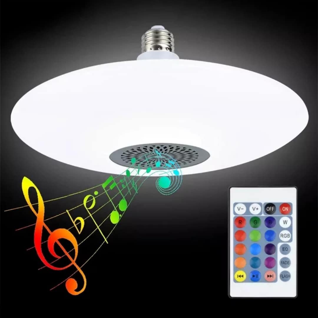 rgb ufo lámpa hangszóróval, távirányítóval 60w rgb ufo lámpa hangszóróval, távirányítóval 60w