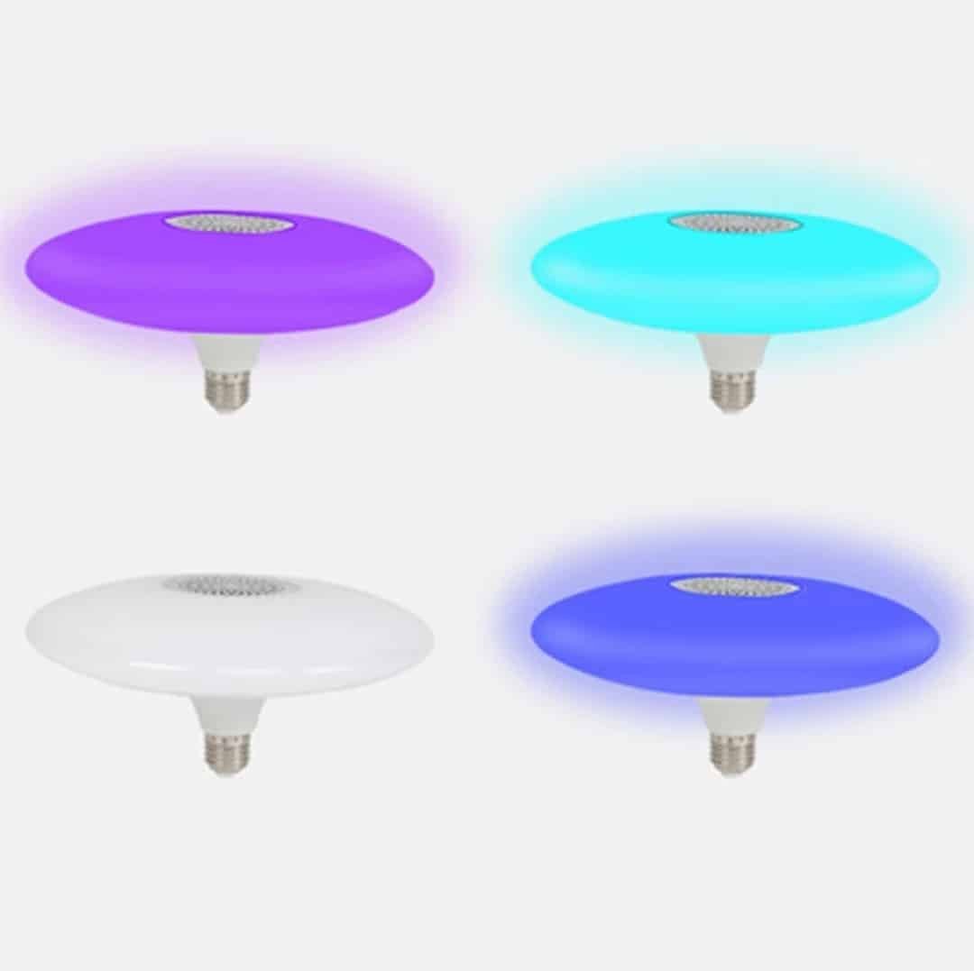 rgb ufo lámpa hangszóróval, távirányítóval 60w rgb ufo lámpa hangszóróval, távirányítóval 60w