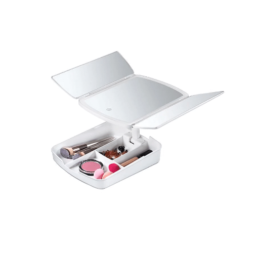 my fold away összecsukható sminktükör tárolóval my fold away összecsukható sminktükör tárolóval