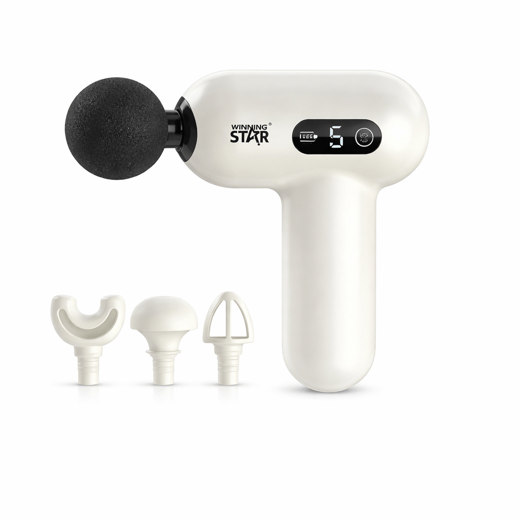 hordozható masszázspisztoly – kompakt és erőteljes izomlazítás, winning star st 6400